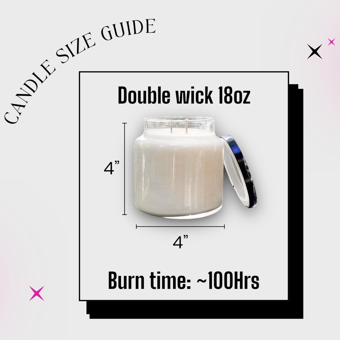 Pumpkin Spice Soy Candle – Fall Scented Candle for Autumn Décor, Cozy Home, or Seasonal Gift, Non-toxic, high burning time, minimal soot